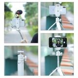  Tripod Mini Để Bàn Tích Hợp Gậy Selfie Cho Máy Ảnh ULANZI MT-08 (1/4 Screw Ballhead, Folding Length: 22.5cm, Adjustable three sections) 