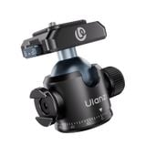  Ulanzi T100 Uka Quick-Release Ball Head 6KG Load for Portrait Landscape Livestreaming Vlog Shots with 360° Adjustable Cold Shoe 