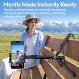  Ulanzi TT86 Mini Overhead Selfie Stick Magnetic Clamp 2 in 1 Phone Mount with Wireless Remote Extension Tripod Livestream Vlog 