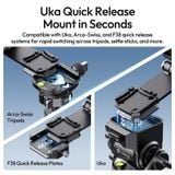  Ulanzi UKA11 Uka Foldable Quick Release L-Plate Compatible with Uka Arca-Swiss F38 Quick Release Dual Mount Horizontal Vertical 