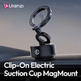  Ulanzi SK-22 Clip-On Electric Suction Cup MagMount 360° Rotation for Smartphone Livestreaming Car Window Kitchen Dressing Table 