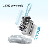  Pin Dự Phòng Kiêm Củ Sạc CUKTECH CP13 5000mAh 33W (Type-C + Type-C Built-in Cable, LED Display, Self-charging + Dual Device charging) 