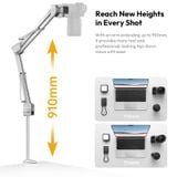  Ulanzi TH04 Overhead Camera Mount 2kg Load 360° Rotatable Ball Head for Camera Microphone Workspace Photography Livestreaming 