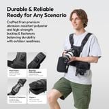  Ulanzi CB04 Uka Camera Harness System for Long Shoots Uka Dual Mount Lens Strap for Outdoor Hiking Urban Street Photography 