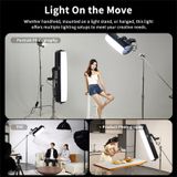  Ulanzi AL60 60W Inflatable Led Light CRI 96+  Outdoor Shotting Foldable Lamp for Portrait Photography TVC with Type-C Chargering 