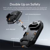  Ulanzi UKA07 Uka Quick-Release Kit for Backpack Suit for Arca-Swiss &amp; F38 Quick Release System Hassle-Free Hanging 10KG Load 