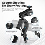  Ulanzi CM025 Bike/Motorcycle Handlebar Mount 360° Rotating Action Camera with Adapter for GoPro Hero 13 12 11 10 for Insta360 
