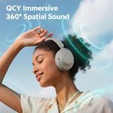  Tai Nghe Chụp Tai Không Dây QCY H3S (Bluetooth v6.0, 102H, 750mAh, Hi-Res Audio, 360° Spatial Sound, 56dB Adaptive ANC, 40mm & 13mm Dual Driver Units, Seamless Switching, 7 Mics with Al for Call Clarity) 