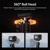  Tripod Kiêm Gậy Selfie Cho Máy Ảnh ULANZI MT66 Dùng Cho GoPro + DJI Osmo Action Camera (15.3cm-27cm Adjustable, 360° Adjustable, Backpack Clip Mode) 