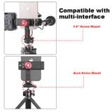  Ulanzi ST-27 Metal Phone Holder Clamp With Cold Shoe Arca 360°Rotatable tripod Mount Clip for TikTok Vlog Photography 