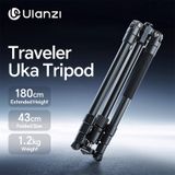  Ulanzi TT53 Traveler-Uka 1.8M Tripod Compatible Uka Serie with 360° Ballhead for Stabilizer Selfie Stick Photography Camera Shot 