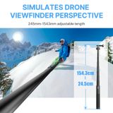  Ulanzi Go-Quick II 1.5m Selfie Stick Magnetic QR Mount for Gopro 13 12 Invisible Pole for Insta360 Action Camera 