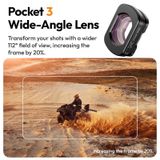  Ulanzi F35 Pocket 3 Wide-Angle Lens / Telephoto Lens for DJI Osmo Pocket 3 Magnetic Photograph Attachment Quick Installation 