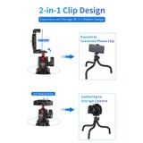  Ulanzi MT-11 Flexible Octopus Tripod For Phone DSLR Camera Vlog Portable 2in1 Design Selfie Stick Tripod With Phone Holder 