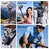  Ulanzi OA24 Metal Magnetic Quick Release Adapter for DJI Action 6/Nano Dual-Sided Magnetic Mount Outdoor Travel Livestreaming 
