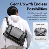  Ulanzi SU02 13L Crossbody Camera Bag with Removable Divider for Cameras Lenses Laptops Travel Shoulder Handheld Luggage Sleeve 