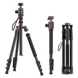  Ulanzi TT31 Claw Quick Release Tripod 2-in-1 Tripod and Monopod with 360° Panoramic Head 180° Revertible Legs for DSLR Camera 