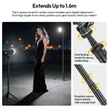  Ulanzi МТ93 1.6M Auto-Open Tripod with 360° Panoramic Uka Ball Head for Camera Video Light Outdoor Studio Livestreaming Vlog 