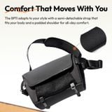  Ulanzi BP11 Crossbody Camera Bag 9L Capacity Shoulder  for Sony Canon Nikon Sling Bag for Smartphone Photography Digital SLR 