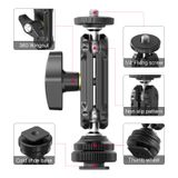  Ulanzi R098 Double Ball Heads With Code Shoe 1/4 Screw Mount Magic Arm for DSLR Camera Monitor Mic Video Light Super Clamp 
