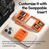  Ulanzi CCO1 Mini Memory Card Case for SD TF CFA Cards Protable with Silicone Insert 