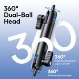  Ulanzi ZJ06 Suction Cup Mount for Featuring MagSafe Smartphones Four-Section Extendable Pole for Car Sunroof Windshield Window 