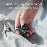 Ulanzi CO82 Adjustable Damping Ball Head Flat-Head Knob for Tripod Camera Photography 3KG Load 360° Rotation with 1/4" Mount 