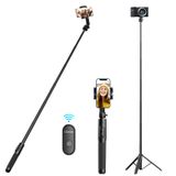  Ulanzi SK-03 Wireless Bluetooth SelfieStick Tripod Extend for Smartphone Monopod for GoPro Hero 12 11 for insta360 DSLR Camera 