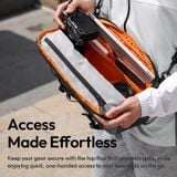  Ulanzi SU02 13L Crossbody Camera Bag with Removable Divider for Cameras Lenses Laptops Travel Shoulder Handheld Luggage Sleeve 