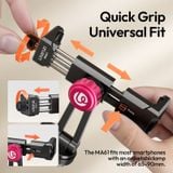  Ulanzi MA51 QuickClip Phone Clamp / MA61 QuickClip Phone Clamp with Cold Shoe Mount for Camera Photography Phone Light Vlog Shot 