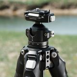  Ulanzi FALCAM TreeRoot Quick Lock Lite Tripod with F38 Quick Release Upright 360° Ball Head for DSLR Camera Travel Livestreaming 