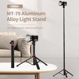  Ulanzi MT-79 Light Stand Protable Tripod Stand for Phone Clip Action Camera Handheld Cob Light Aluminum Alloy 2M Light Stand 