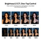  Ulanzi UA50 50W Bi-Color Air Tube Light 2700-6500K Livestreaming Vlog Shot for Portrait Product Videography Interior Photography 