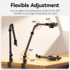 Ulanzi ZJ02 Camera Desk Mount with Holding Arm 4.8cm C-Clamp Flexible Adjustment for Still Life Photography Extend to 65cm Arm