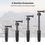  Ulanzi Go Quick II Release System for GoPro Hero 13 12 11 for Insta360 for DJI Osmo Action Mount Base Tripod Accessory 
