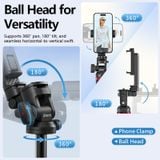  Tripod Dùng Cho Điện Thoại + Máy Ảnh ULANZI MT-78 (with Cold Shoe Mount, 1.85M, with Flexible Ball Head, with Remote Control, 1kg Load Capacity) 