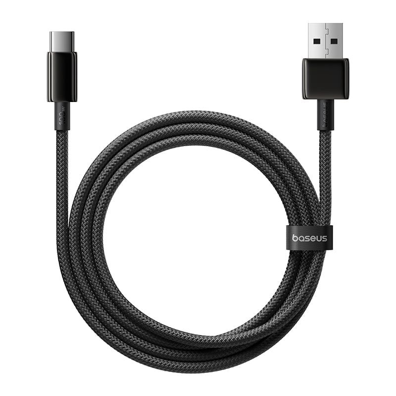  Cáp Sạc Nhanh USB to Type-C Baseus Tungsten Gold Air 100W (1.2m, 480Mbps) 
