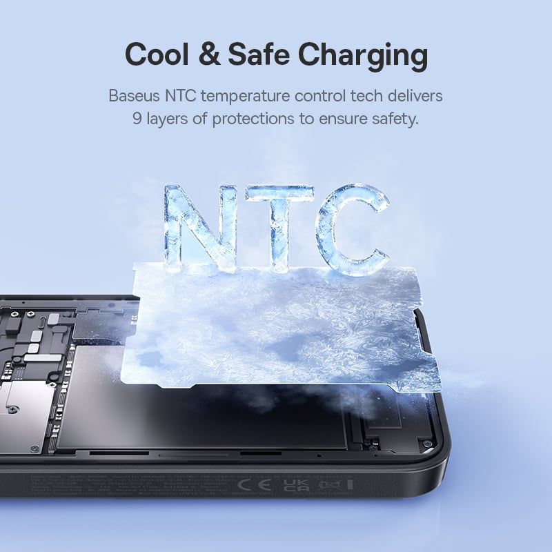  Pin Dự Phòng Không Dây Tích Hợp Cáp Type-C Baseus EnerFill FM11 10000mAh 30W (15W Wireless Charging, Airline-Approved, NTC Temperature Control) 