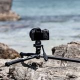  Ulanzi F38 Quick Release Video Carbon Fiber Travel Tripod 61 inch with Fluid Head F38 QR Plate DSLR Camera Tripod Monopod 