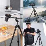  Ulanzi JJ05 GlideGo Travel Tripod  for Canon Nikon Sony DSLR Camera 5KG Load Vertical Horizontal Shots with Uka Quick-Release 