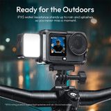  Ulanzi LM24 Quick Release Mini Light II for DJI Osmo Action 6/Nano Three Brightness Levels Fill Lighting Outdoor Hiking Vlogging 