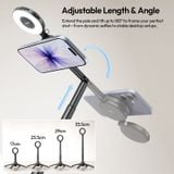  Ulanzi MT71 Magnetic Mini Selfie Stick 2-In-1 Pocket-Sized Outdoor Handheld Vlogging Shooting for iphone 17 16 15 Holder Shot 