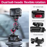  Ulanzi Car Phone Action Camera Holder Hand Pump 360° Suction Cup Adjustable Professional For GoPro for Insta360 for DJI Action 