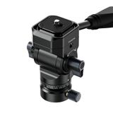  Ulanzi U190 II Uka Fluid Tripod Head Max Load 4KG Quick-Release for Photography Camera Movements Panoramic Shots with Bowl Base 