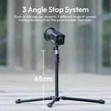  Ulanzi TT43 1.9M Reversible Leg Light Stand Tripod Aluminum Alloy Light Stand for LED Light Projector Flash Softbox Max Load 6KG 