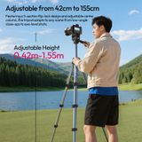  Ulanzi TT39 Video Tripod for Smartphone Camera Video Light Livestream Vlog Shot with Phone Clamp Horizontal Vertical Photography 