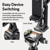  Ulanzi MA53 Arca Swiss Phone Mount with Ball Head 360° Rotation Metal Phone Holder for Photograph Livestreaming Vlog Recording 