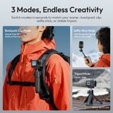  Tripod Kiêm Gậy Selfie Cho Máy Ảnh ULANZI MT66 Dùng Cho GoPro + DJI Osmo Action Camera (15.3cm-27cm Adjustable, 360° Adjustable, Backpack Clip Mode) 