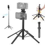  Ulanzi SK32 Auto-Open Selfie Stick Tripod with Phone Clamp 8-Section Telescopic Pole for Smartphone Action Camera Livestreaming 