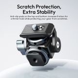  Ulanzi CO82 Adjustable Damping Ball Head Flat-Head Knob for Tripod Camera Photography 3KG Load 360° Rotation with 1/4" Mount 